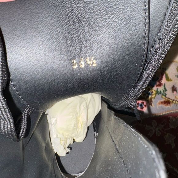 Brand new Fendi Black Leather Ankle Boots size 6.5 - Picture 9 of 10